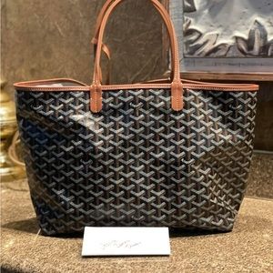 Goyard St. Louis PM Black/Tan